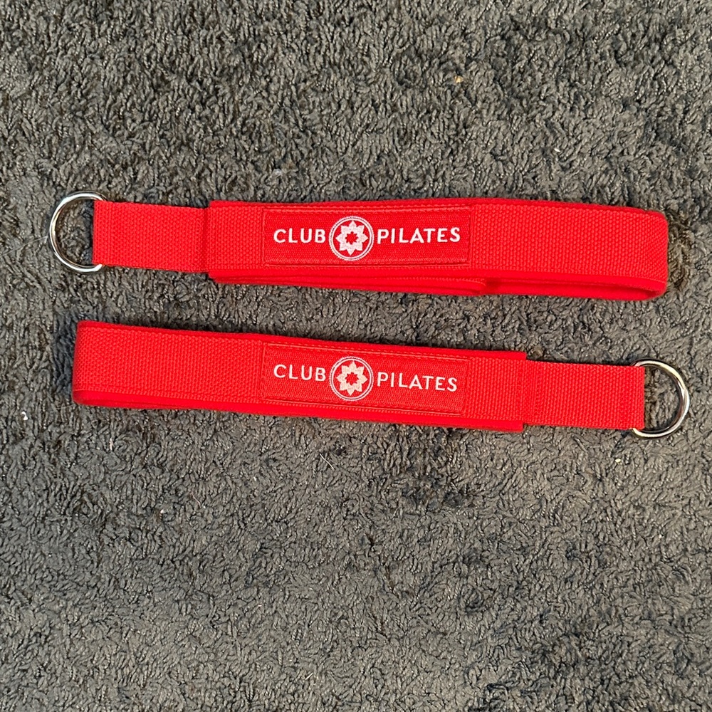 Club Pilates Red Reformer Straps